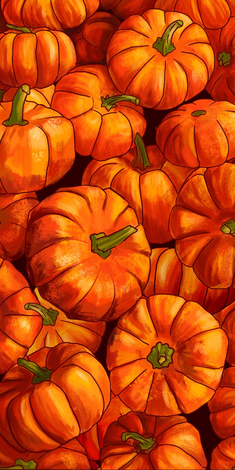 Pictures of many pumpkins wallpaper