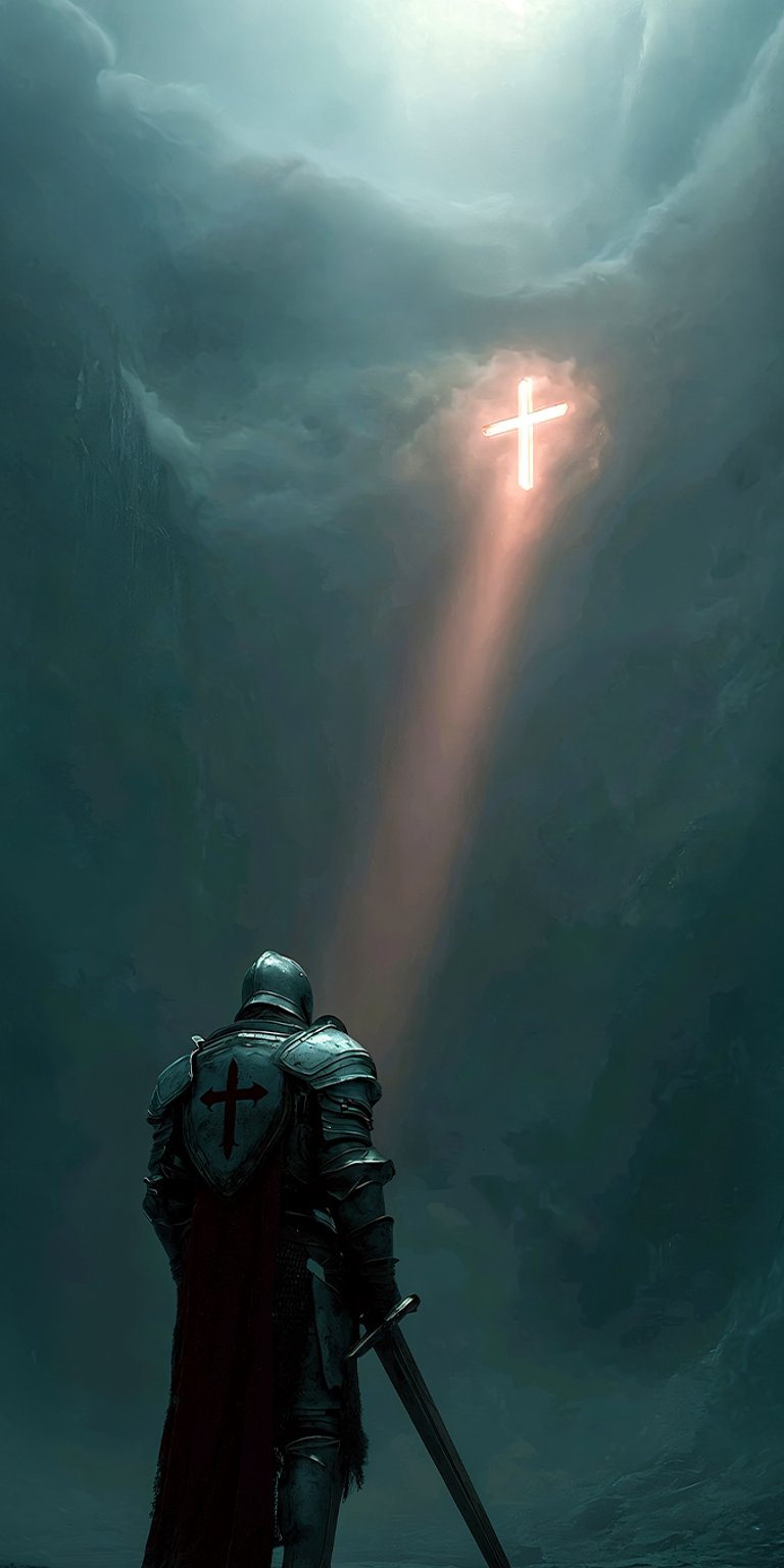 Angelic knight wallpaper iPhone 4K