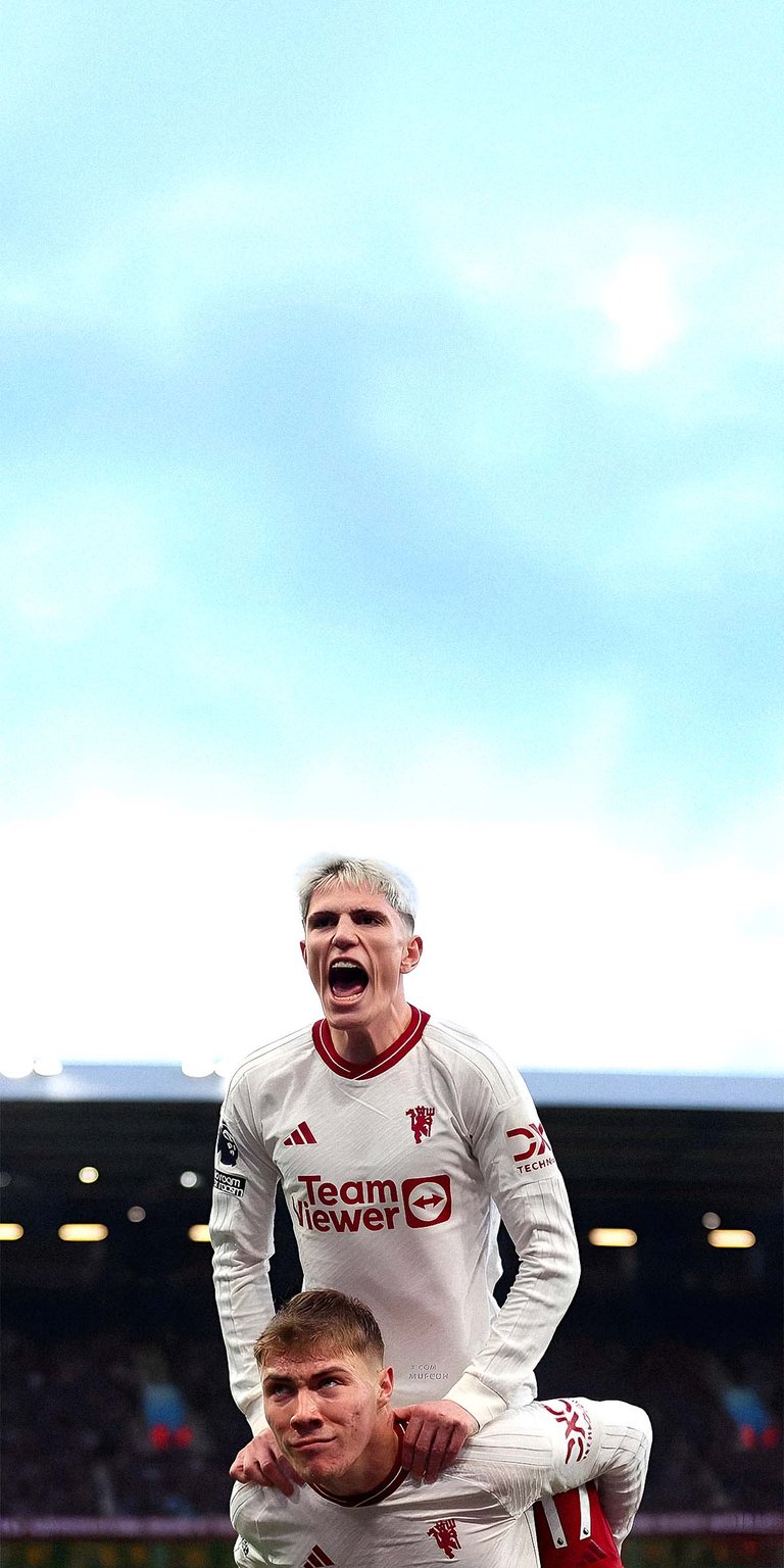 Rasmus Højlund & Alejandro Garnacho Wallpaper