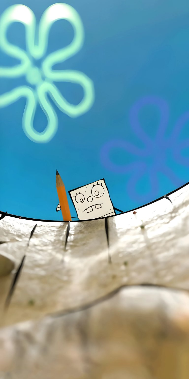 Spongebob art wallpaper for iPhone 4K