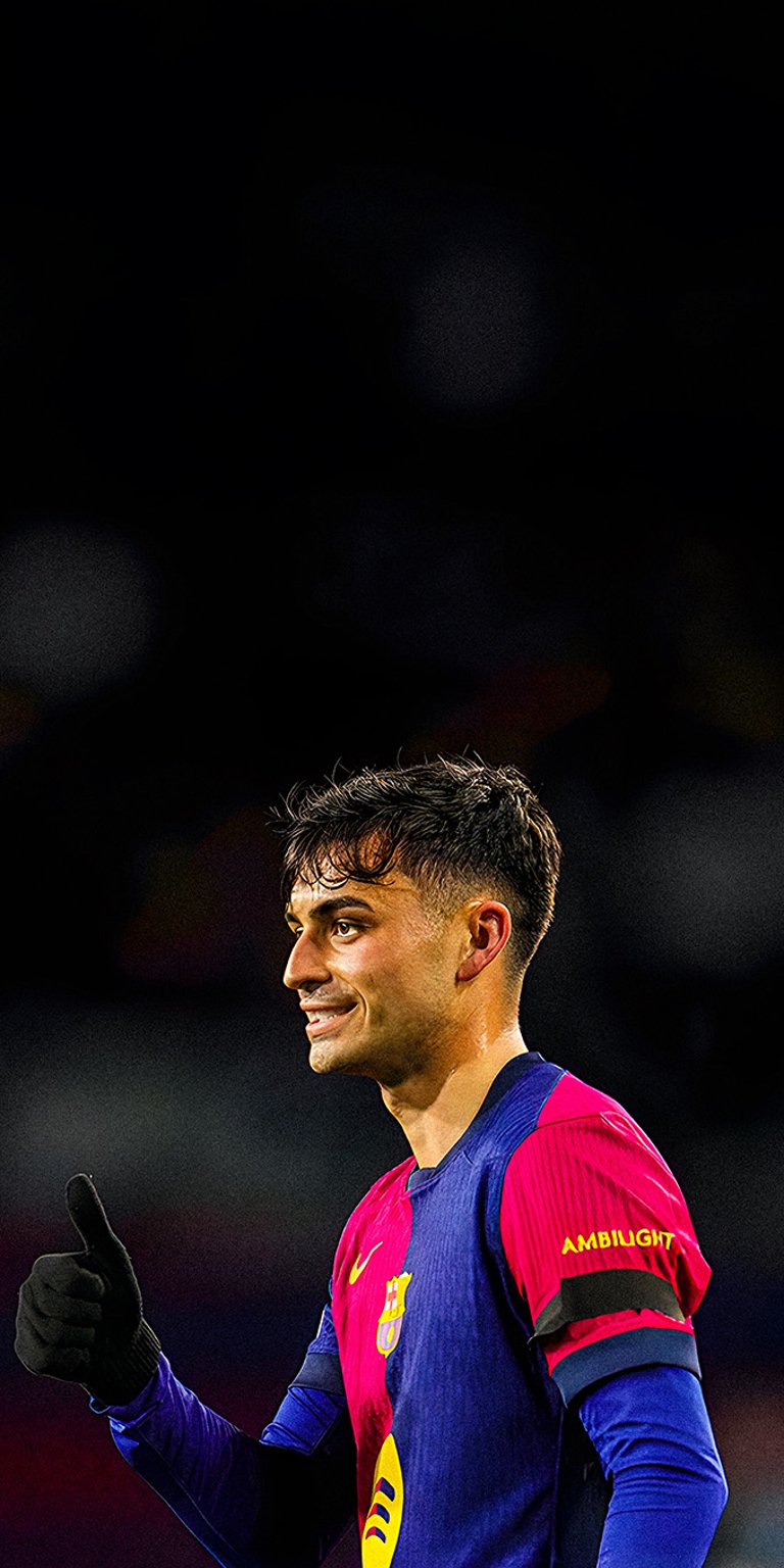 Pedri González of Barcelona wallpaper for iPhone