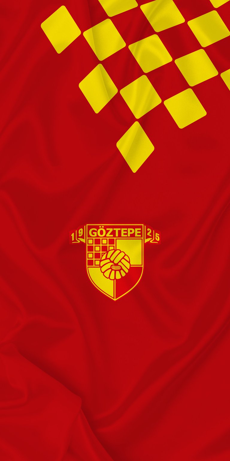 Goztepe football team logo wallpaper mobile 4K