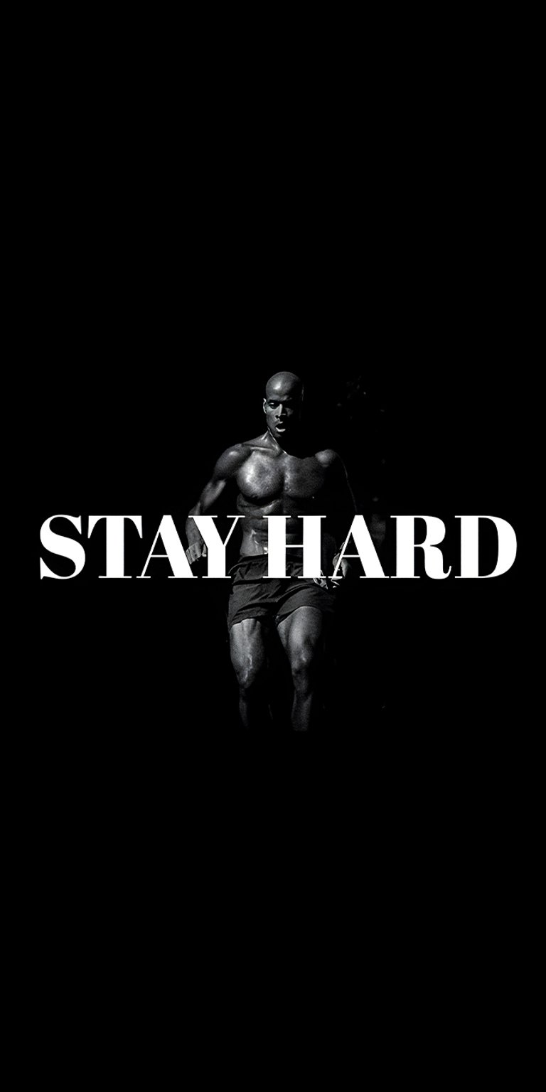 Affirmation words with man at the back wallpaper