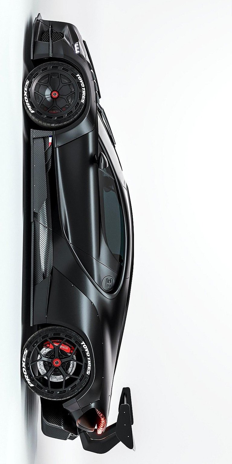 Black Bugatti Chiron Sport wallpaper 4K iOS