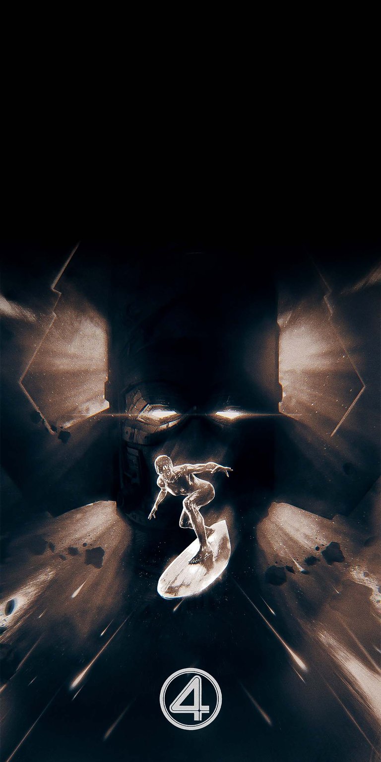 Silver Surfer poster art wallpaper iPhone 4K