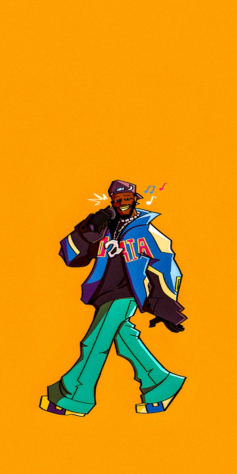 Kendrick Lamar Animated Super Bowl Wallpaper for mobile