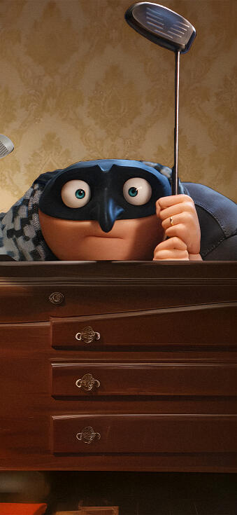 Minion playing golf matching 4K wallpapers