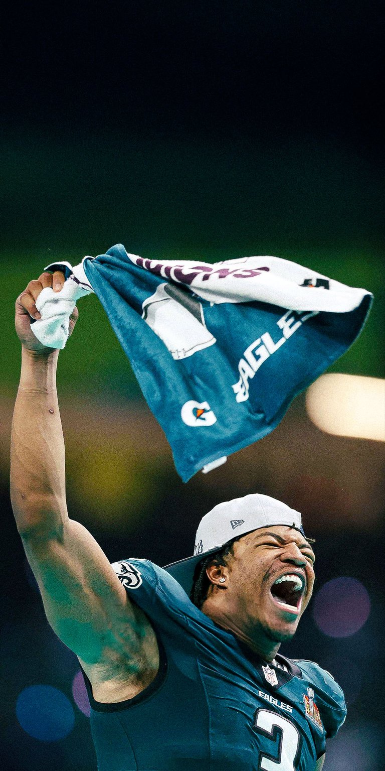 Nolan Smith Jr of the Philadelphia Eagles celebrates Wallpaper