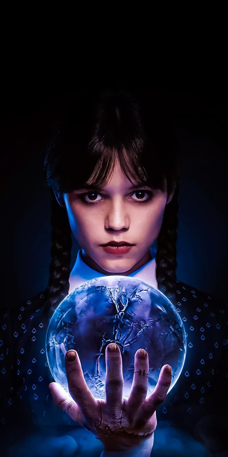 Wednesday Addams iPhone wallpaper 4K