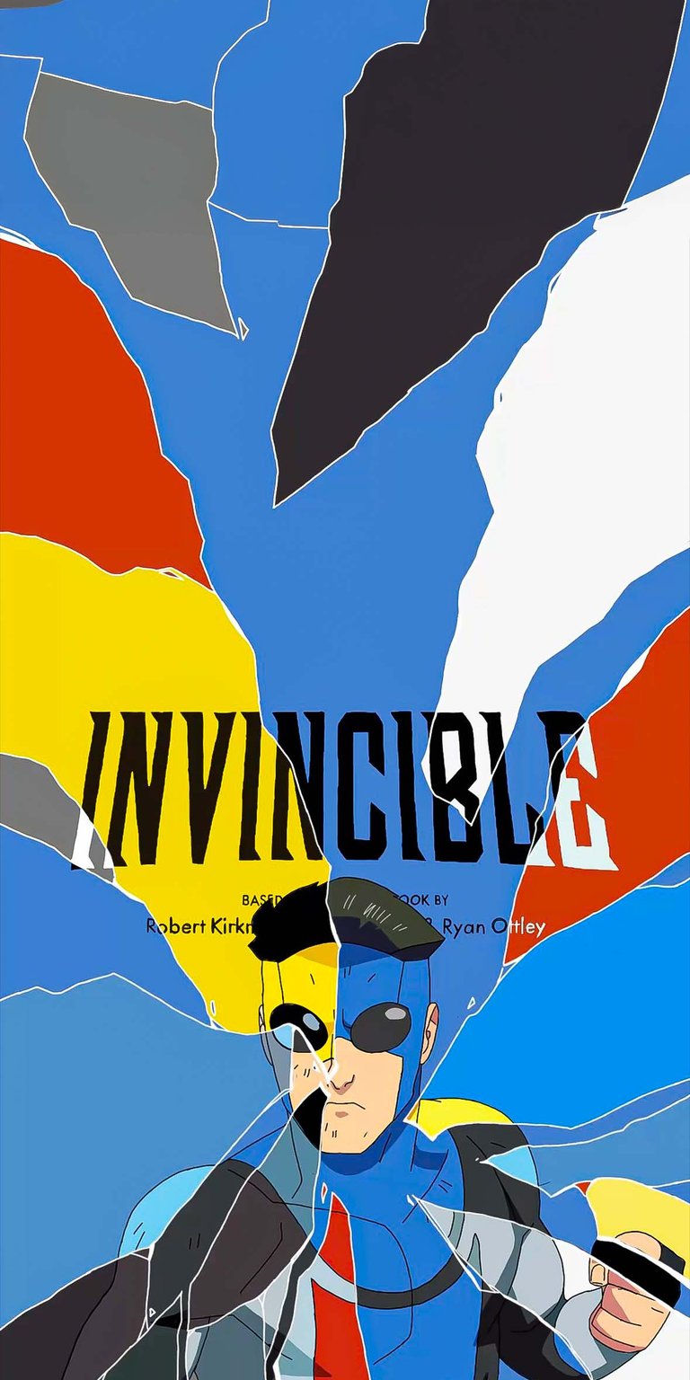 invincible collage art wallpaper iOS HD