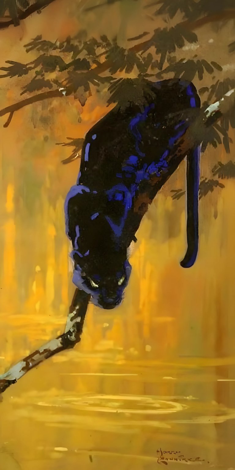 Black Panther art iPhone wallpaper 4K