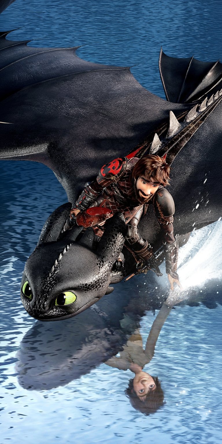 Hiccup and Toothless iPhone wallpaper HD