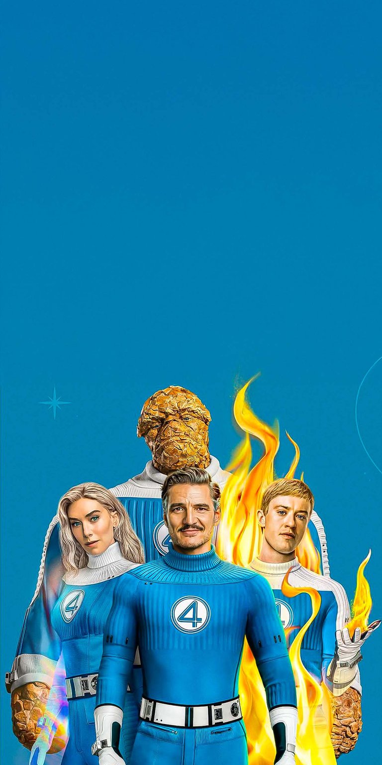 Fantastic 4 movie characters HD iPhone wallpaper