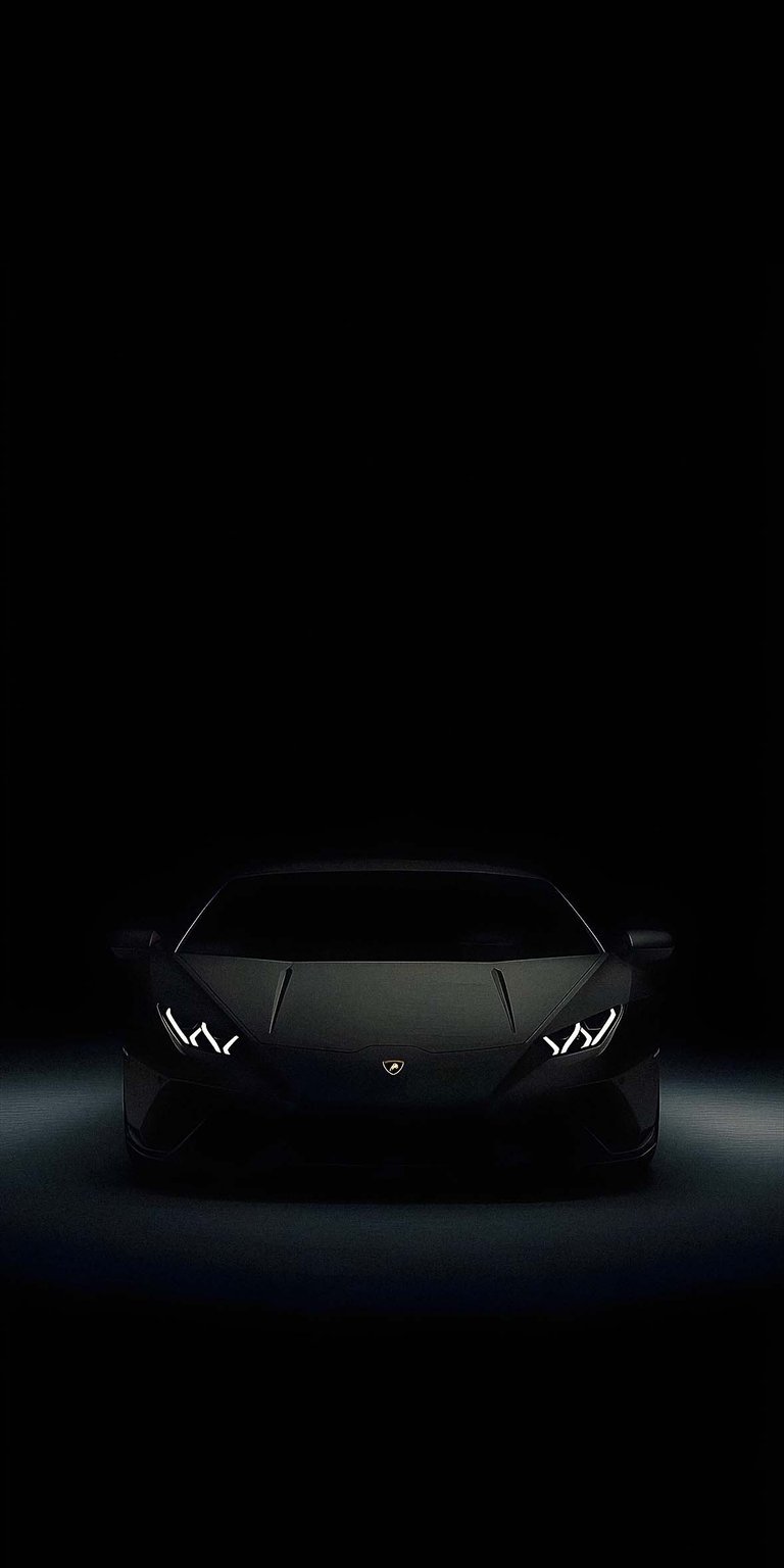 Huracan Lights in Dark Wallpaper mobile HD
