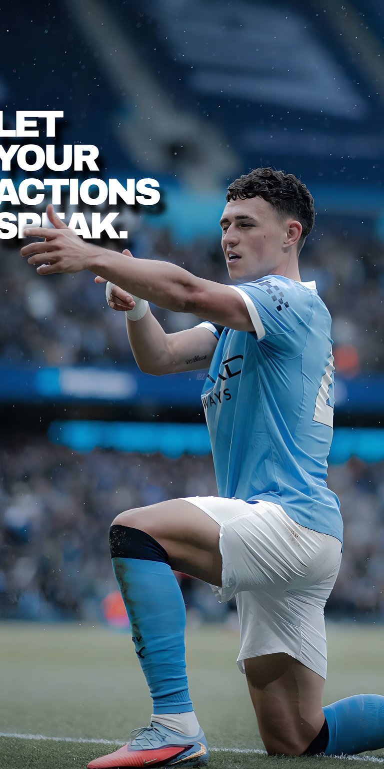 Phil Foden football quotes for mobile wallpaper 4K