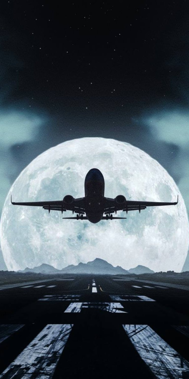 Nature airplane taking off mobile wallpapers