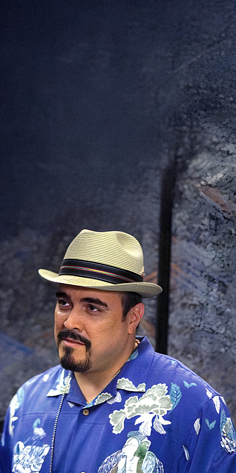 Angel Batista side portrait wallpapers