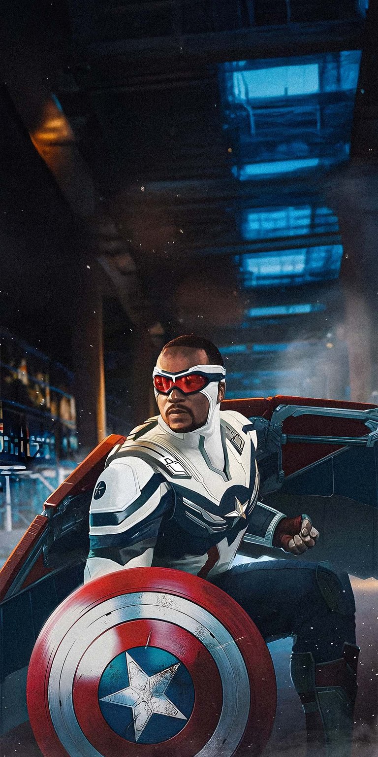 Captain America Anthony Mackie Wallpaper