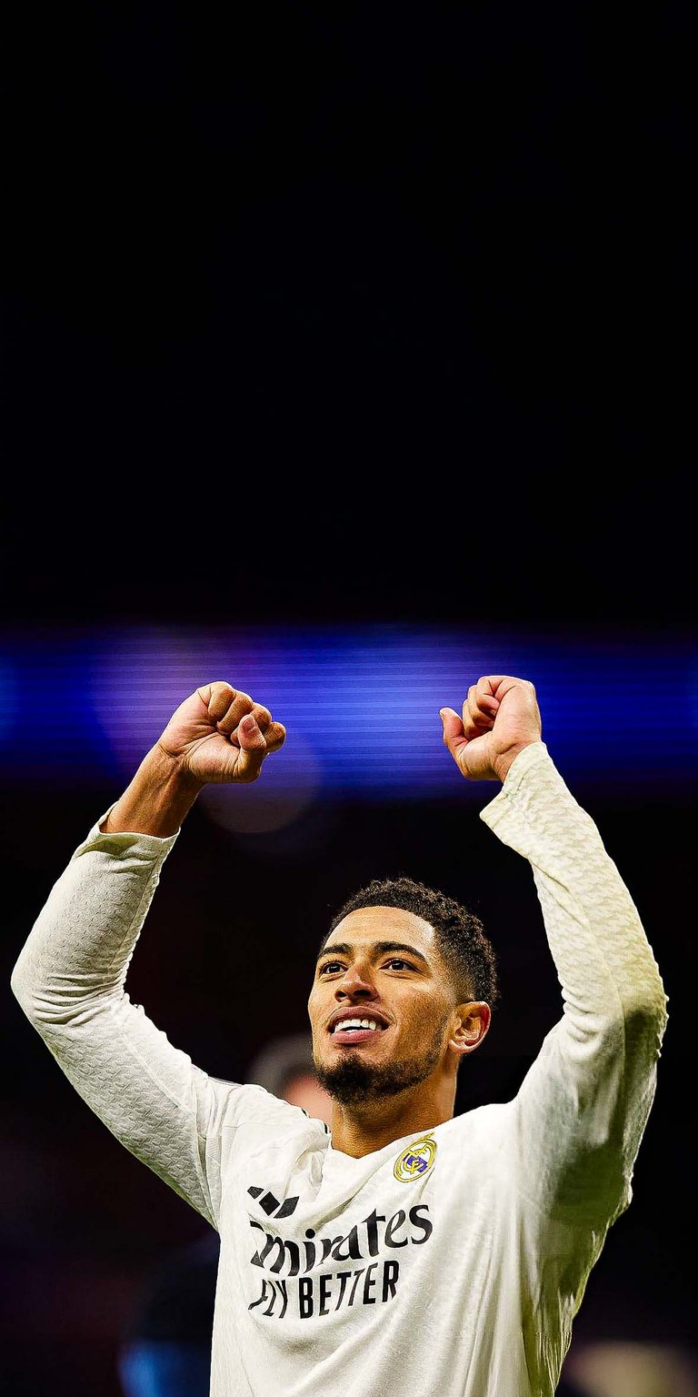 Jude Bellingham celebrates victory wallpaper iPhone