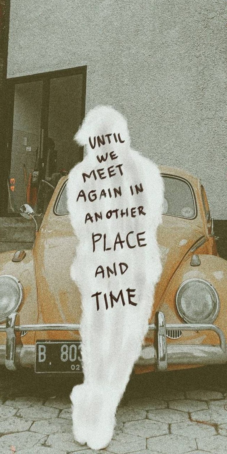Until we meet again art quote lockscreen wallpapers