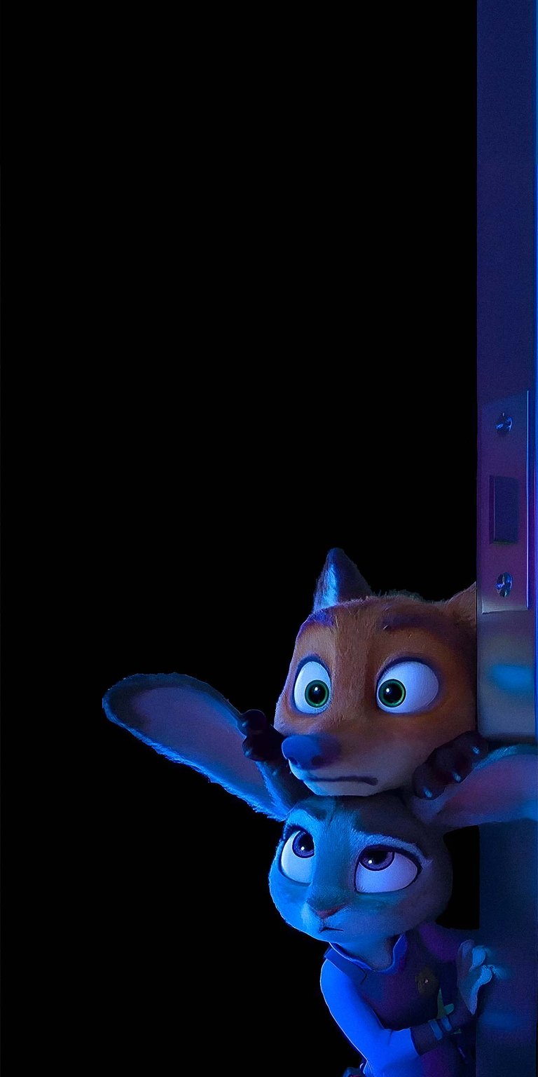 Nick Wilde and Judy Hopps snooping wallpaper