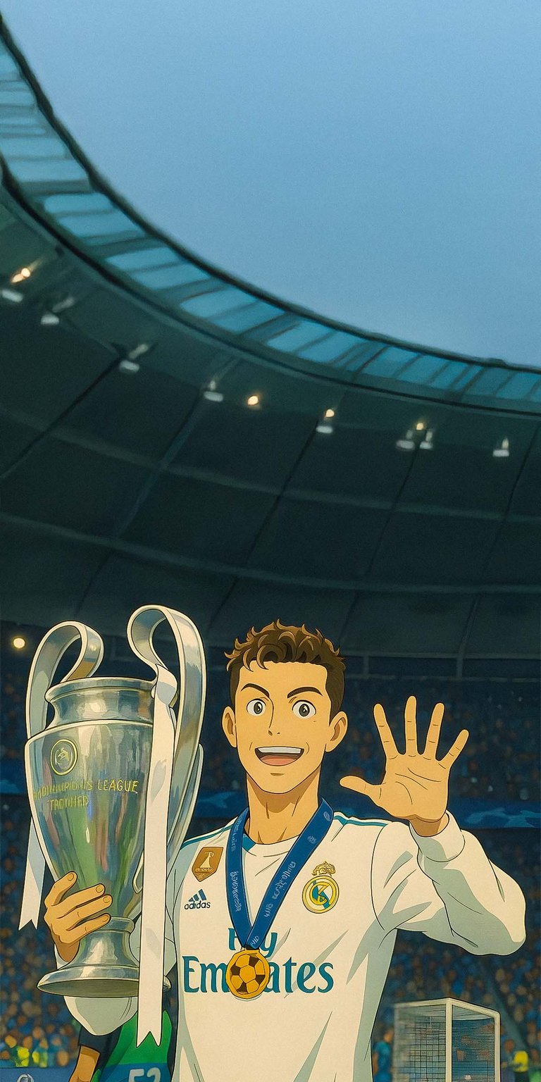 Cristiano Ronaldo Ghibli Wallpaper HD mobile