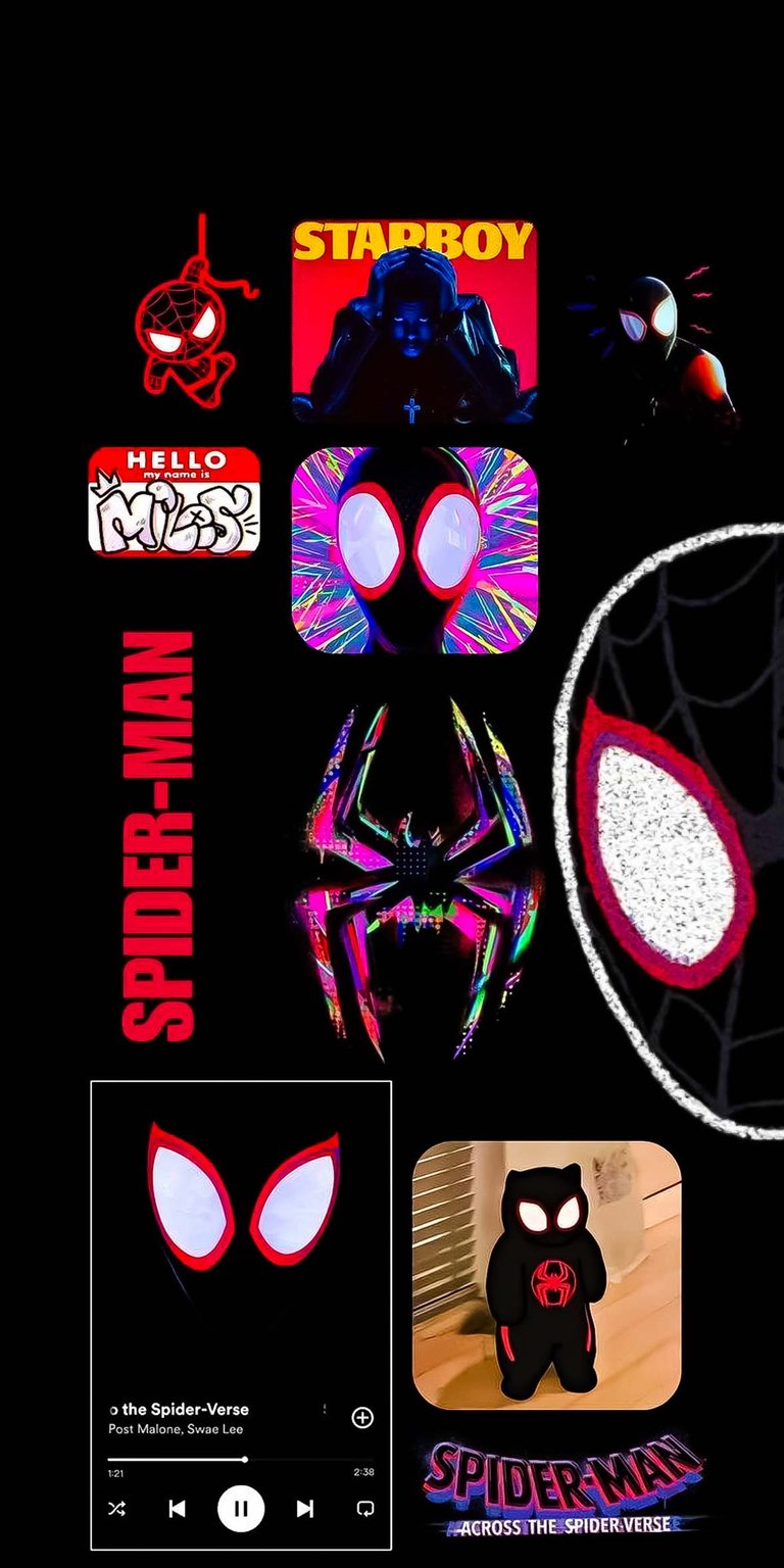 Spider Verse vibes wallpaper iPhone 4K