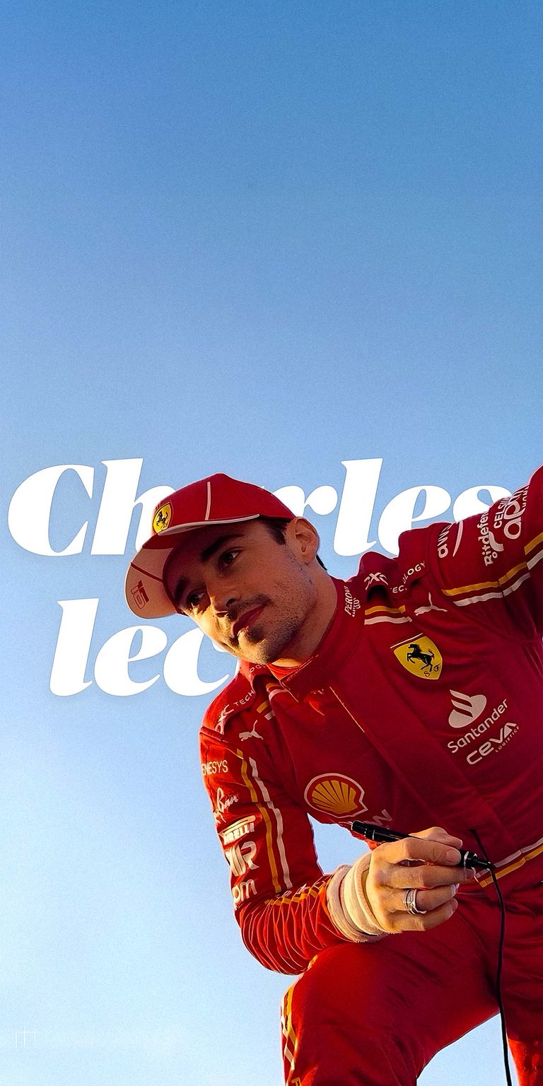 Leclerc Ferrari wallpaper iPhone