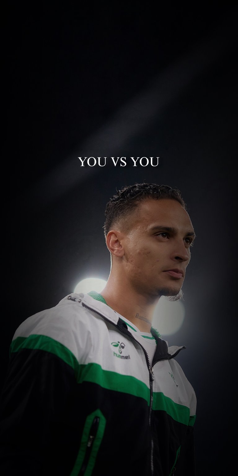 The person in the image is Antony Matheus dos Santos, a professional footballer who plays as a winger in stunning HD clarity