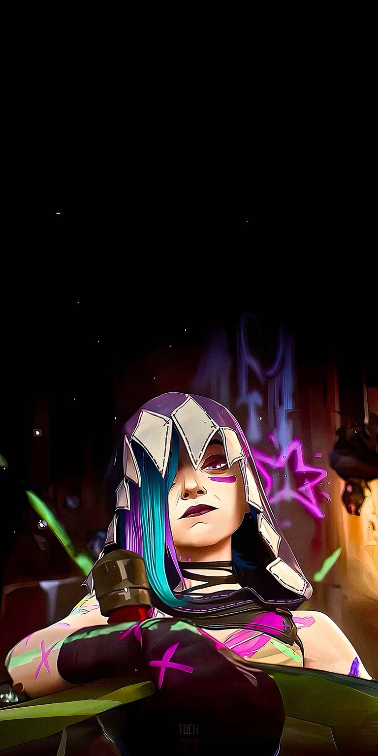 Jinx arcane girl Wallpaper HD for iPhone