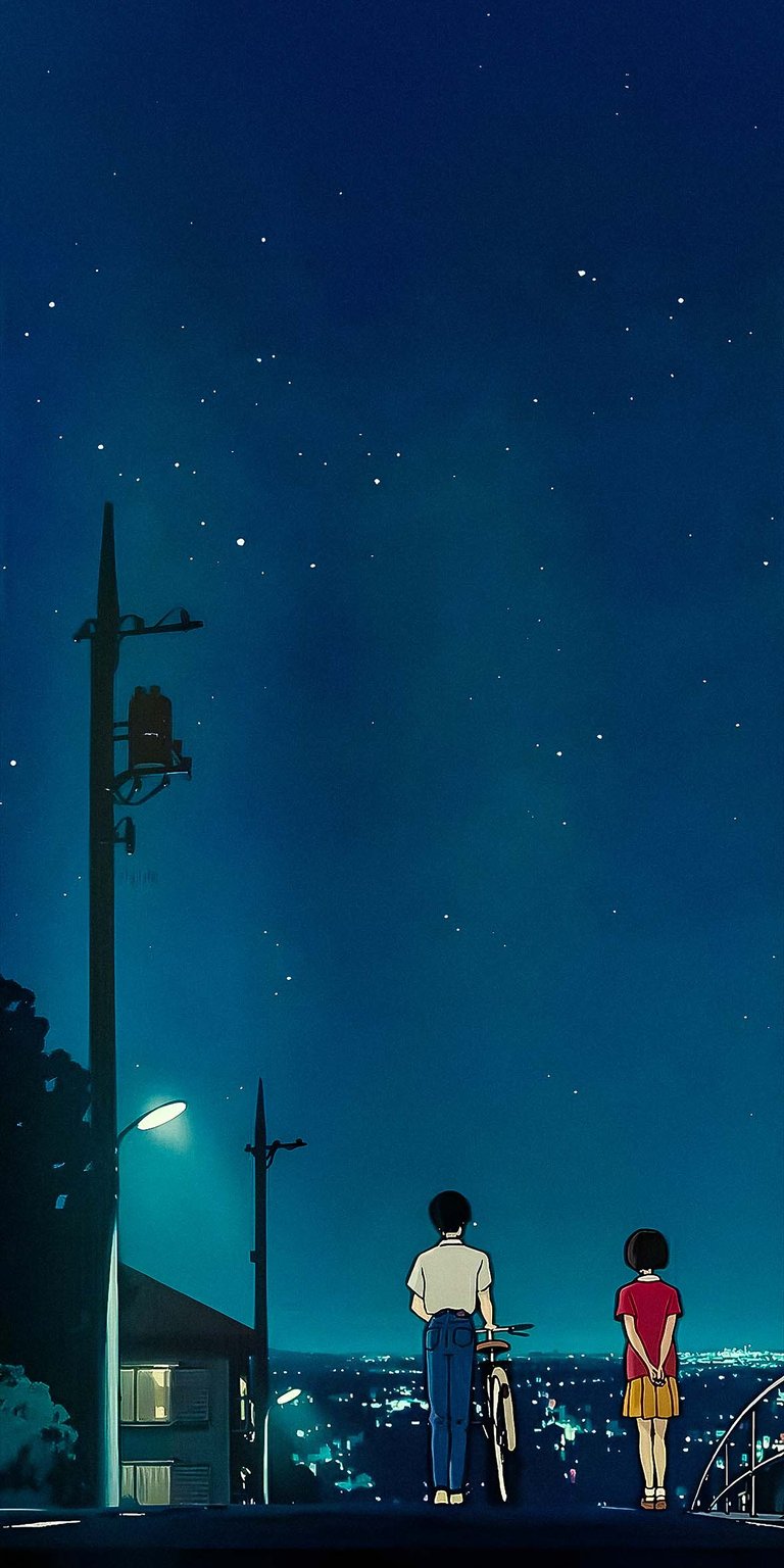 Shizuku Tsukishima and Seiji Amasawa wallpaper HD iPhone