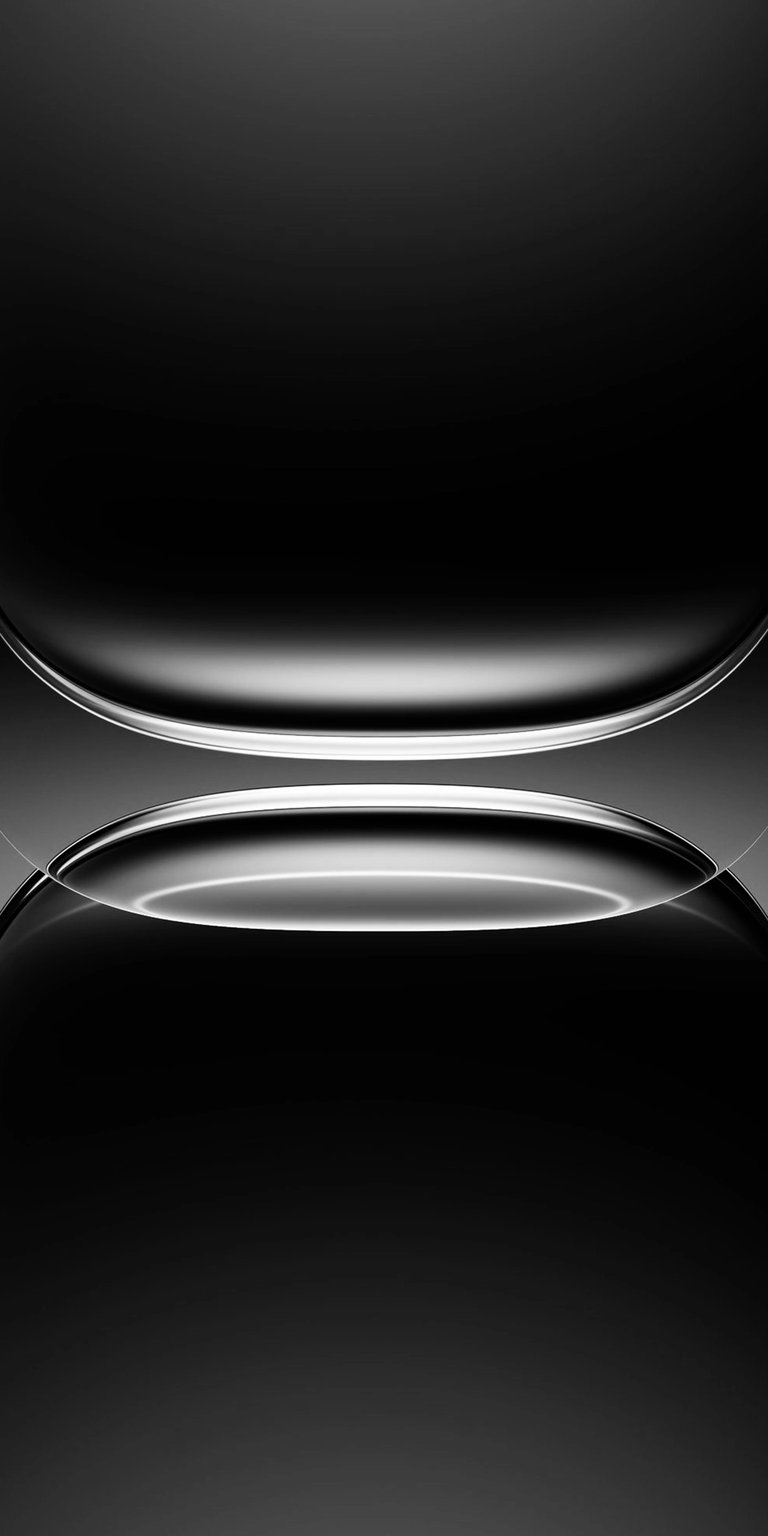 This abstract wallpaper in striking 4K resolution is perfect for your iPhone. The minimalist design features a curved line with subtle gradients against a dark background, creating a sleek and modern look.