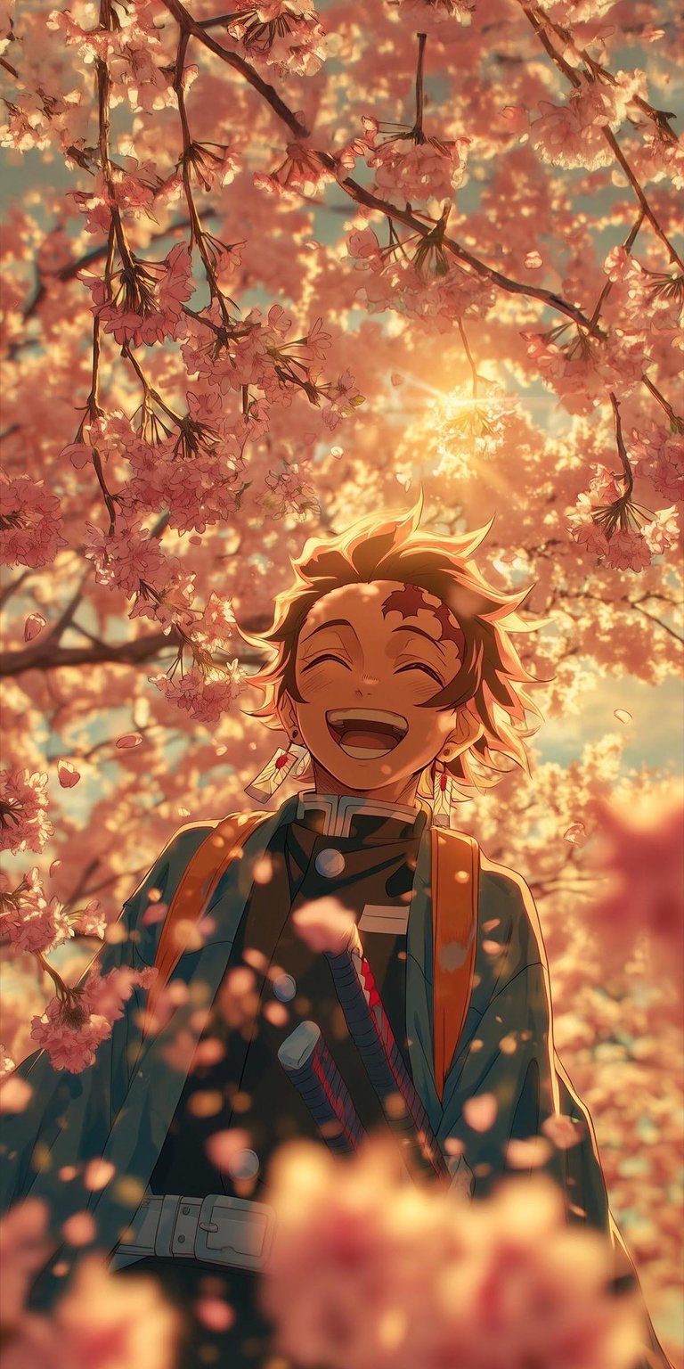 Tanjiro Kamado iPhone wallpaper 4K