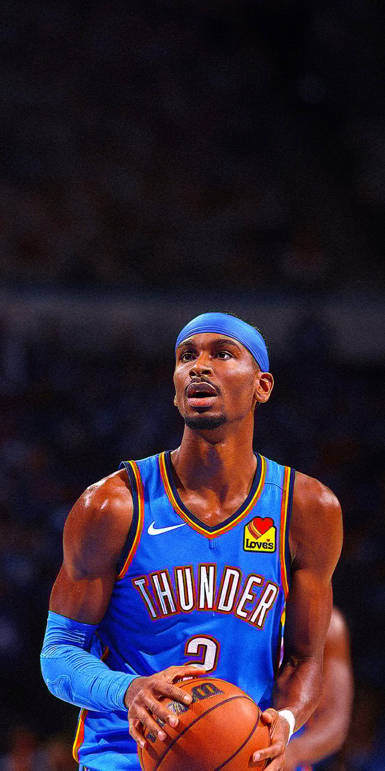 Shai Gilgeous-Alexander wallpaper iPhone 4K