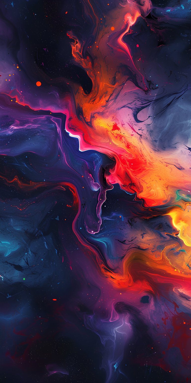 Space-like abstract design phone wallpapers