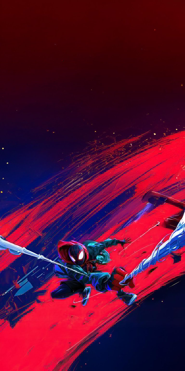 Spiderman art iPhone 4K wallpaper