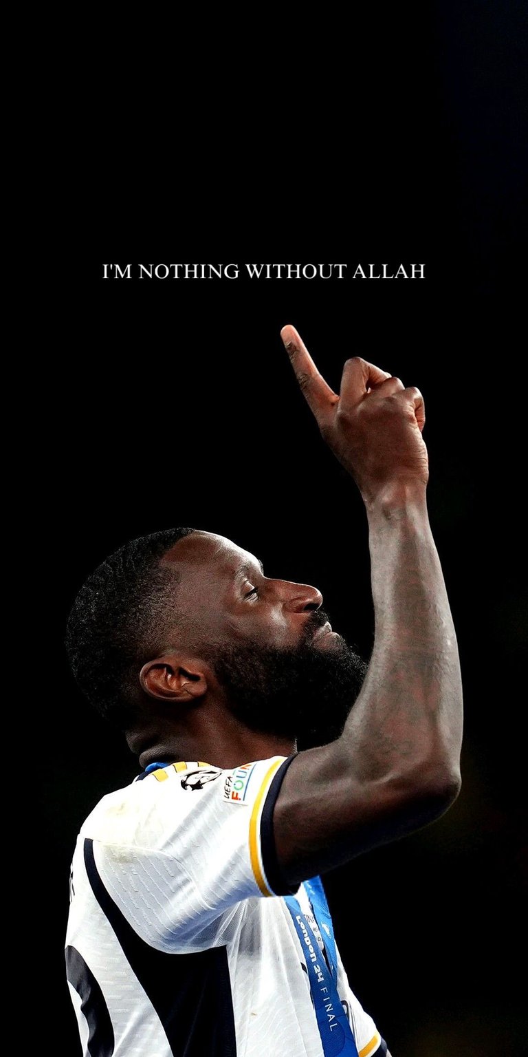 Antonio Rüdiger quote wallpaper 4k iPhone