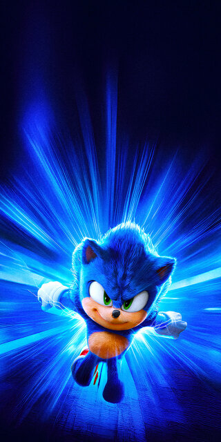 Sonic lightning run fast wallpaper