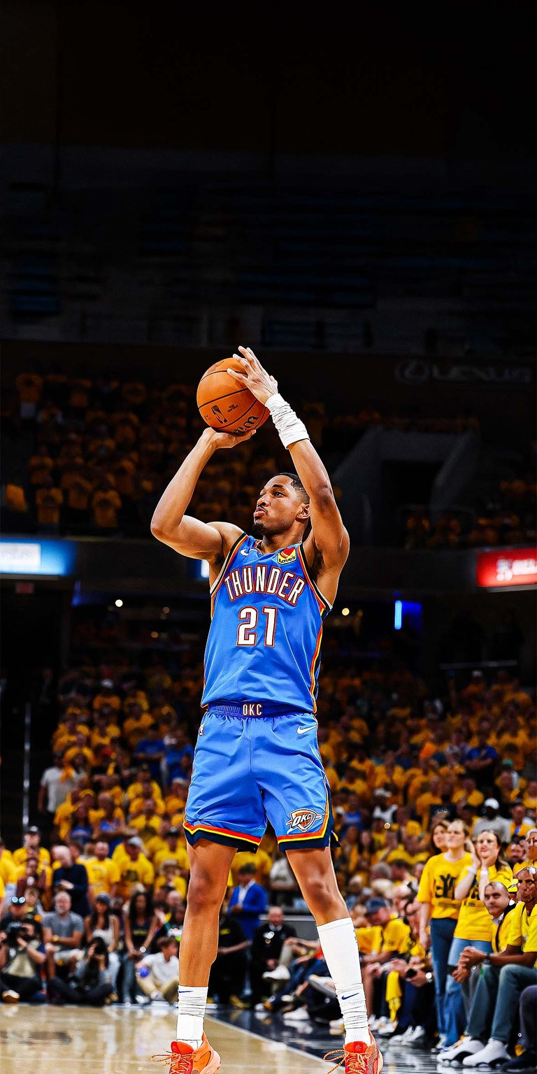 Aaron Wiggins shooting wallpaper 4k iPhone