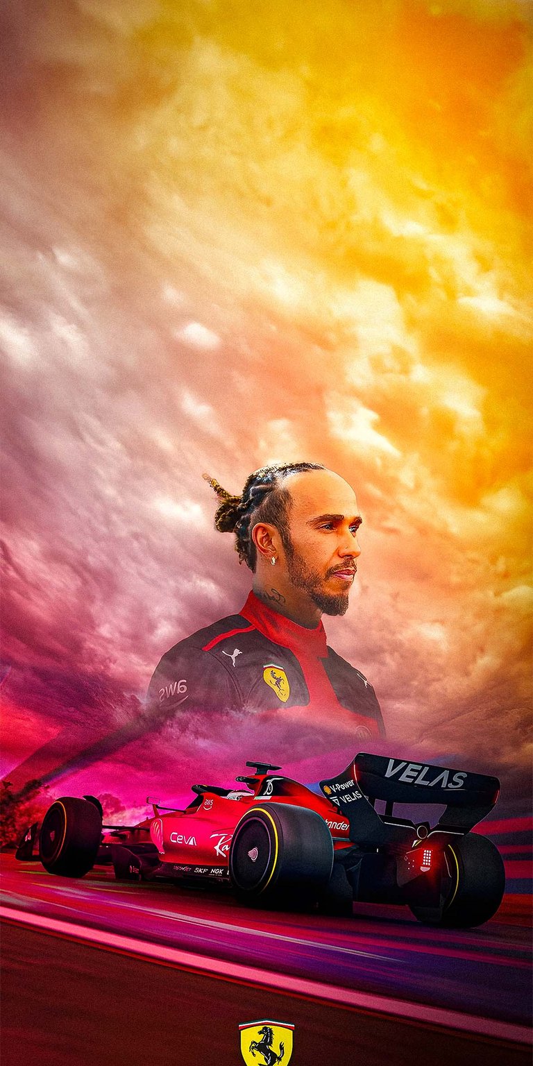Ferrari Hamilton iPhone allpaper