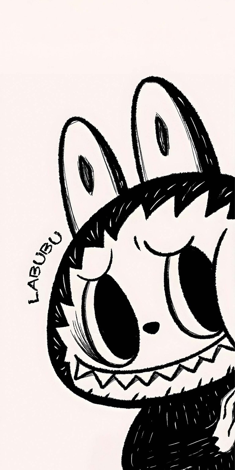 Labubu art wallpaper for iPhone HD