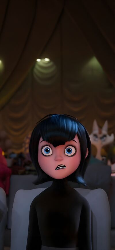 This charming Eunice and Mavis 4K wallpaper is perfect for your iPhone! Featuring Mavis's surprised expression and Eunice's gold earrings, this wallpaper is ideal for matching screens.