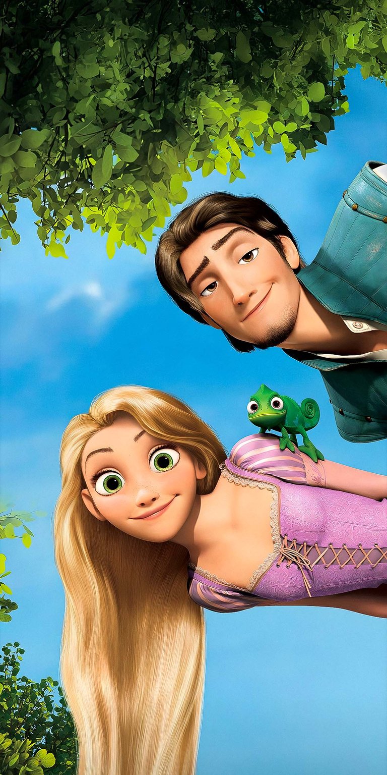 Rapunzel and Flynn Ryder wallpaper iPhone HD