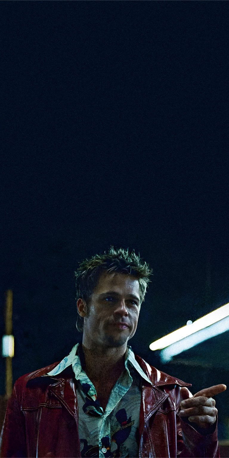 Tyler Durden pointing dark wallpaper 4k