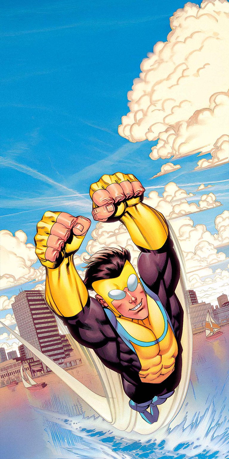 Invincible Superhero Lockscreen Wallpaper iPhone