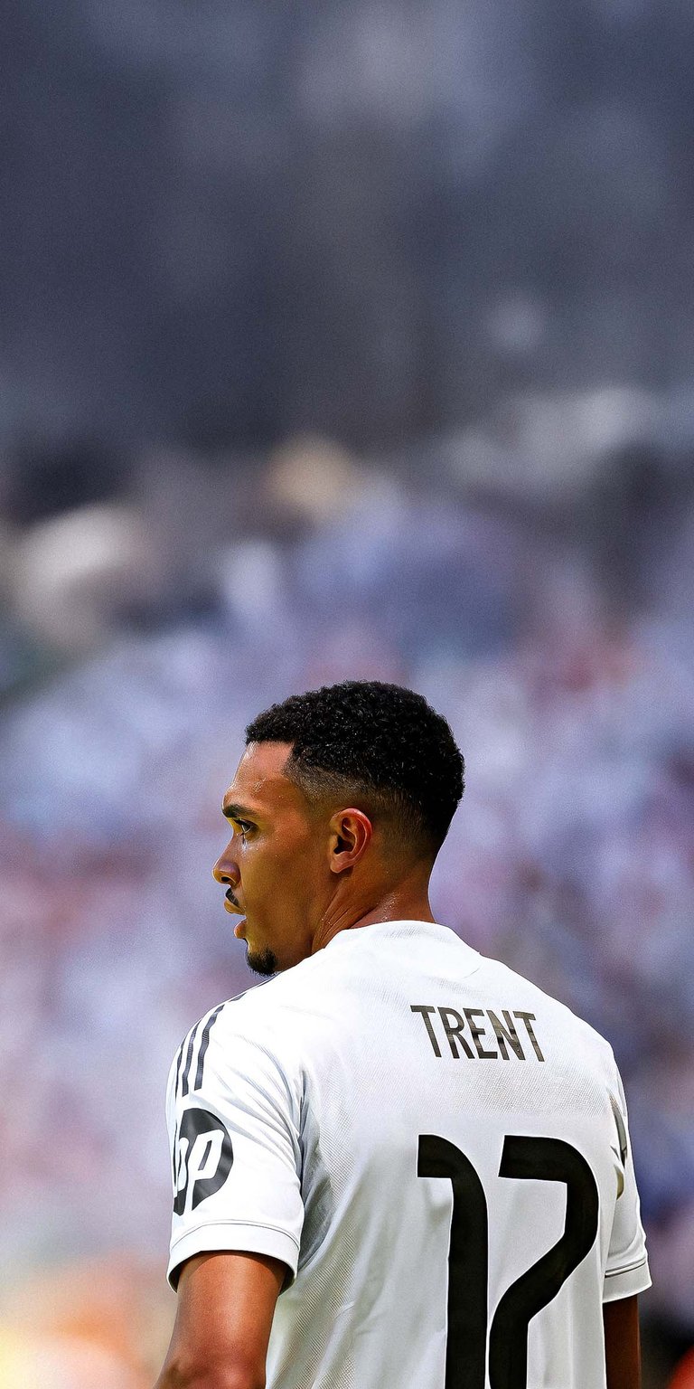 Trent Alexander-Arnold looks on wallpaper 4k iPhone