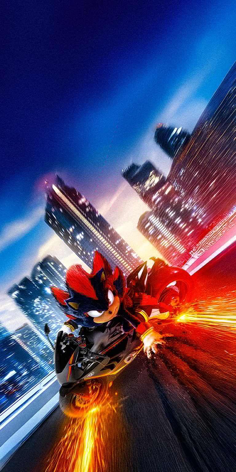 Shadow drifting motorcycle wallpaper