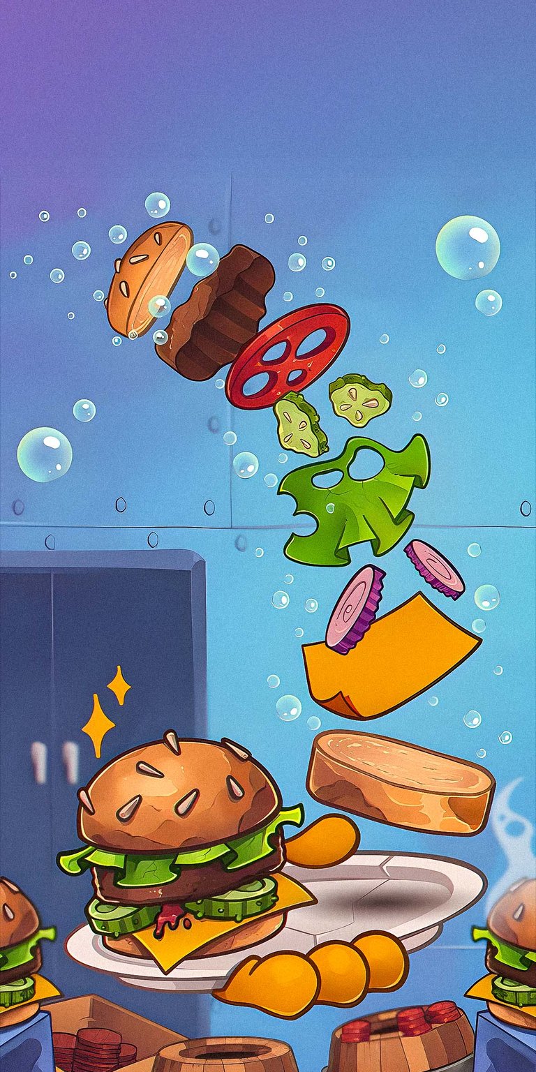 Spongebob Burger Wallpaper HD iPhone