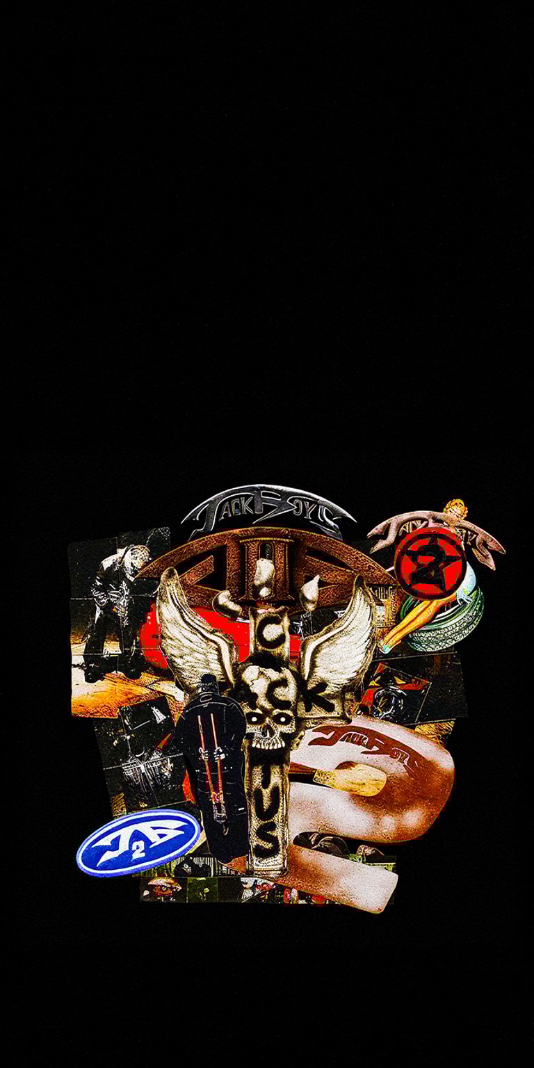 Travis Scott and Cactus Jack design logo wallpaper iPhone 4K