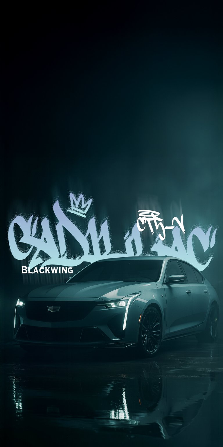 CT-5 V graffiti background wallpaper iPhone HD
